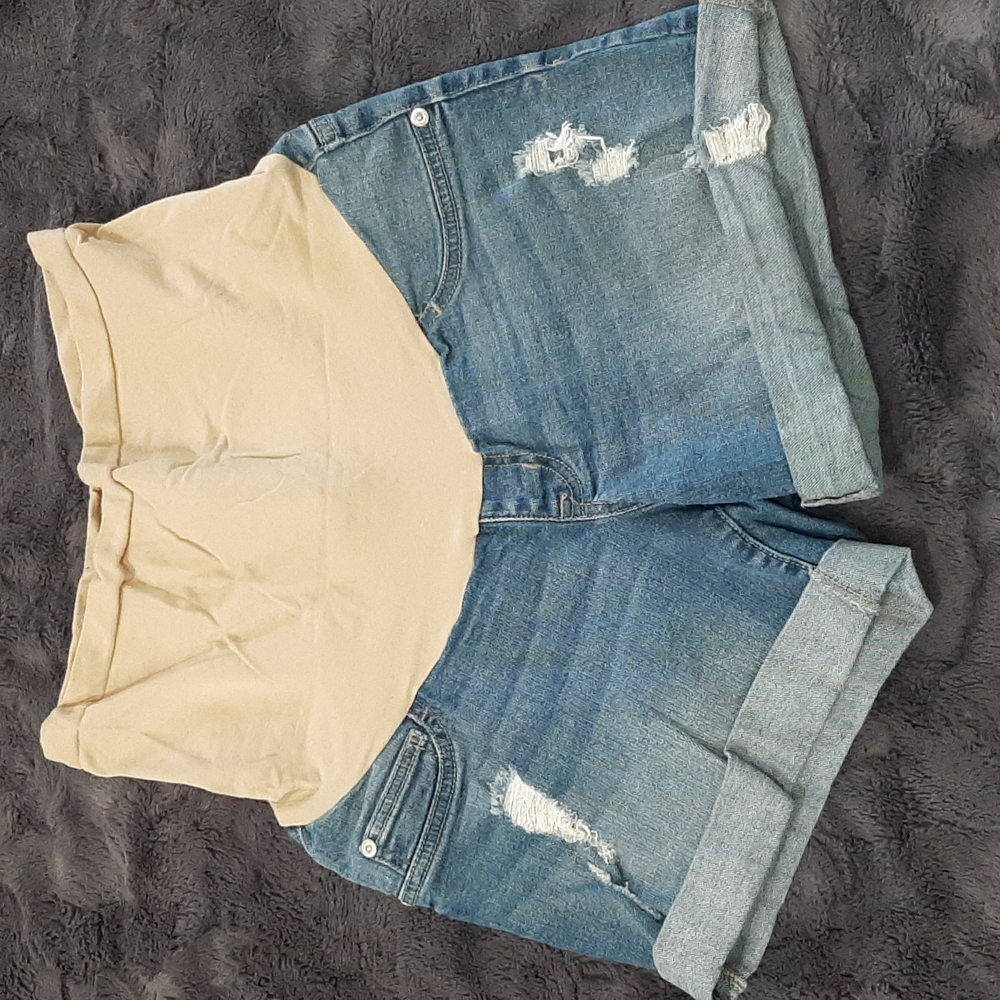 Maternity Jean shorts